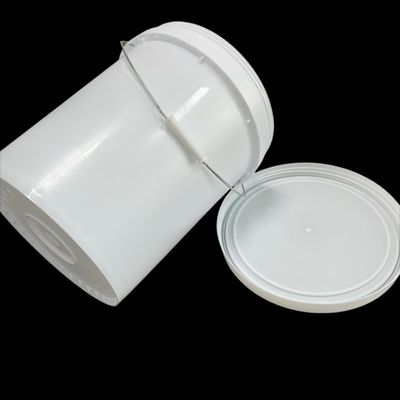 簡単に 開ける 5 ガロン の プラスチック 桶 と 螺旋 蓋 と ハンドル の アクセサリー
