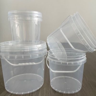 オーダーメイド YES 4L 蓋付きプラスチックバケツ 化学ソースの貯蔵ソリューション