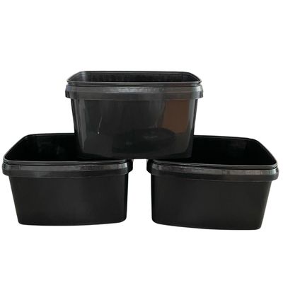 カスタマイズされた印刷 蓋とハンドル 5L 10L 20L の化学プラスチック矩形バケツ