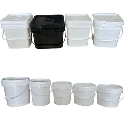 青いポリプロピレンの方角バケツ パーソナライゼーション 1L-25L プラスチックバケツ