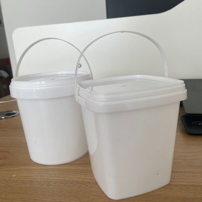 シルクスクリーン/熱伝送/IML印刷 キャンディとビスケットのための四角形のプラスチックバケツ