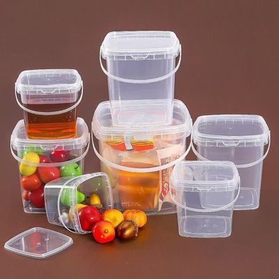 4L 5L 6L 8L 10L ハンドルと蓋付きのプラスチック方角バケツ