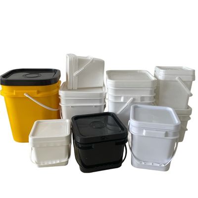 3L 4L 10L PP カスタマイズされた食品グレードのカスタマイズのために蓋付きのプラスチック方角バケツ