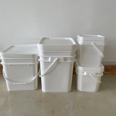 3L 4L 10L PP カスタマイズされた食品グレードのカスタマイズのために蓋付きのプラスチック方角バケツ