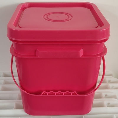 3L 4L 10L PP カスタマイズされた食品グレードのカスタマイズのために蓋付きのプラスチック方角バケツ