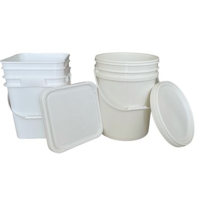 1L 2L 5L PP 梱包容器 プラスチック ドラム シール 塗料 ボケト 取っ手蓋付き