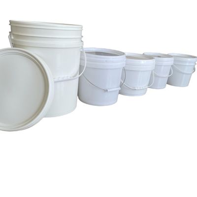 1L 2L 5L PP 梱包容器 プラスチック ドラム シール 塗料 ボケト 取っ手蓋付き