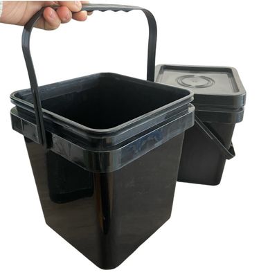 カスタム 食品 梱包 簡単に 開ける デザイン と IML 印刷 の 5L 方形 プラスチック バケツ