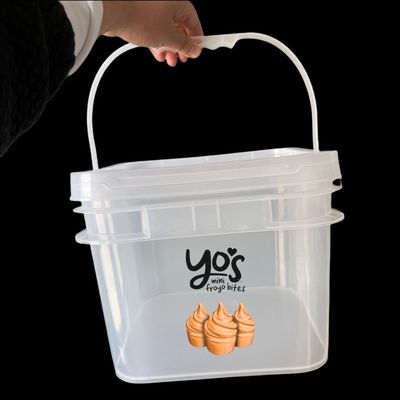 食品類 1L 2L 5L プラスチックバケツ ドラム バケツ コンテナ GAP/ISO/FDA 証明書