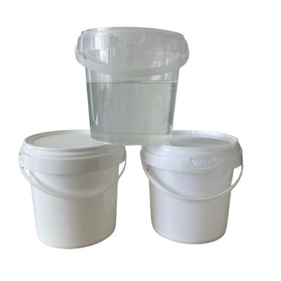 クリアドーナツバケツ 蓋とハンドル BPAフリー 再利用可能なプラスチックバケツ 32オンス飲みバケツ