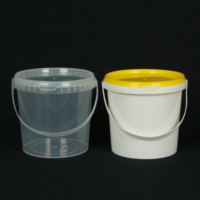 1L PP 食品用プラスチック丸いバケツ 仕様印刷 漏れ防止 厚さ 1.0〜2.5MM