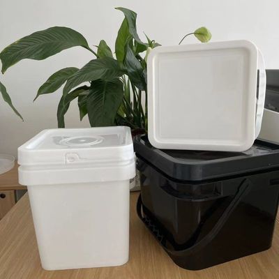 コーヒー豆のためのカスタム印刷プラスチックバケツ 丸または四角形 漏れ防止設計