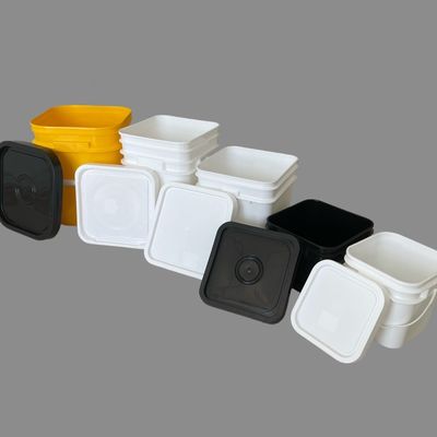 蓋付き食品グレードのプラスチックバケツ シルクスクリーン 熱転送とIML印刷オプション