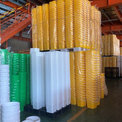 蓋付き食品グレードのプラスチックバケツ シルクスクリーン 熱転送とIML印刷オプション