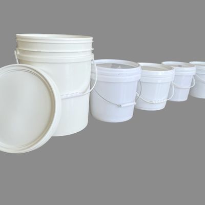 10L 12L 16L 18L 20L 25L 白色の長方形のプラスチックバケツ