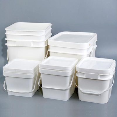 猫のゴミ容器用の四角形のプラスチックバケツ 5L 6L 8L 12.5L 15L 漏れ防止設計