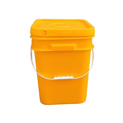 4L 5L 6L 7L 8L 10L 15L 18L 20L カバー付きプラスチックバケツ カスタムロゴ印刷