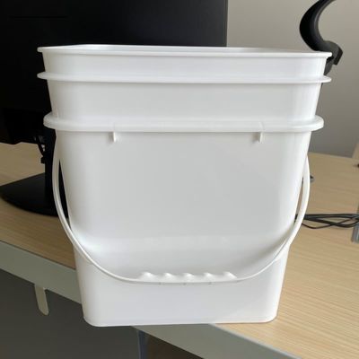 印刷ハンドルとアクセサリーとカスタマイズ可能な15Lスクエアプラスチックバケツ