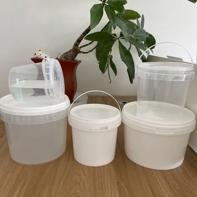 3 ガロンの冷凍庫 アイスクリームのプラスチック容器 漏れ防止蓋柄とアクセサリー