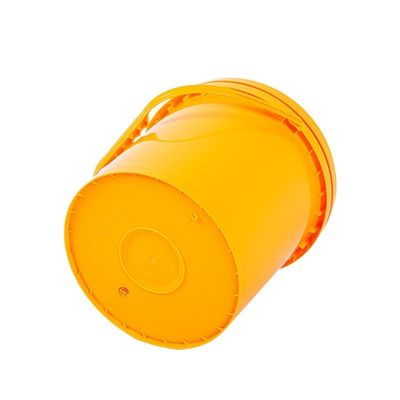 透明な5Lプラスチックバケツとスプート蓋液体容器 GAP/ISO/FDA証明書