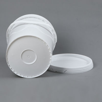 透明な5Lプラスチックバケツとスプート蓋液体容器 GAP/ISO/FDA証明書