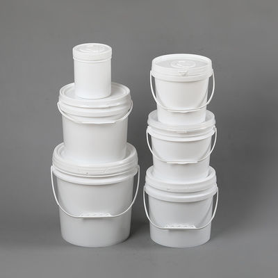 透明な5Lプラスチックバケツとスプート蓋液体容器 GAP/ISO/FDA証明書