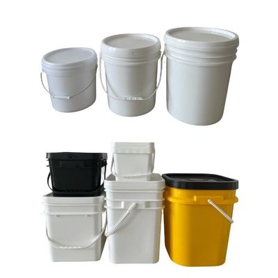 カラフルなカスタム四角容器 蓋とハンドル GAP/ISO/FDA 認定 完璧