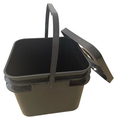 簡単 オープン 閉じる 方形 プラスチックバケツ 5L 8L 10L 15L 20L 厚さ 1.0〜2.5MM 耐久性