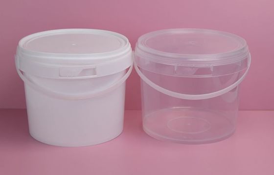 500ml/750ml/1000ml 小型食品用 封閉蓋と材料の丸いプラスチックバケツ