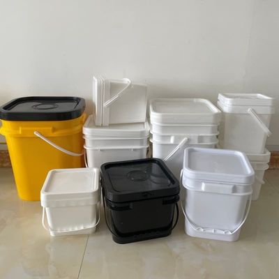 ポリプロピレンハンドル プラスチック方形のバケツ 4L 5L 6L 8L 10L 飲料輸送用