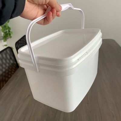 ポリプロピレンハンドル プラスチック方形のバケツ 4L 5L 6L 8L 10L 飲料輸送用