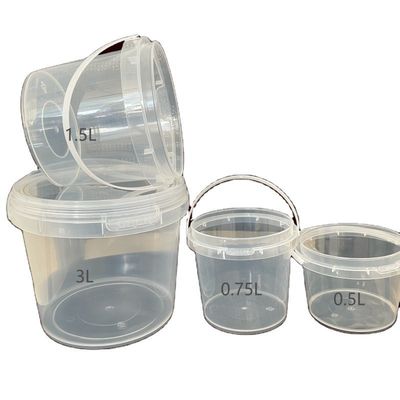 300ml 500ml 750ml 1L エポキシ化学物質のためのプラスチックバケツ 厚さ1.0から2.5MM
