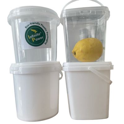 1-5L 透明なプラスチックバケツ 蓋の厚さ1.0〜2.5MM 耐久性・耐久性