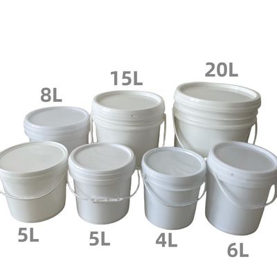 ツール 5L/8L/10L カスタム印刷 蓋付きプラスチックバケツ