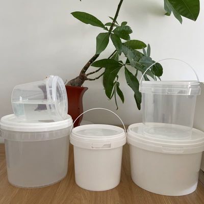 ポリプロピレンバケツ 2リットルの透明プラスチックバケツ