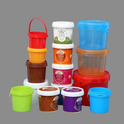 ポリプロピレンバケツ 2リットルの透明プラスチックバケツ