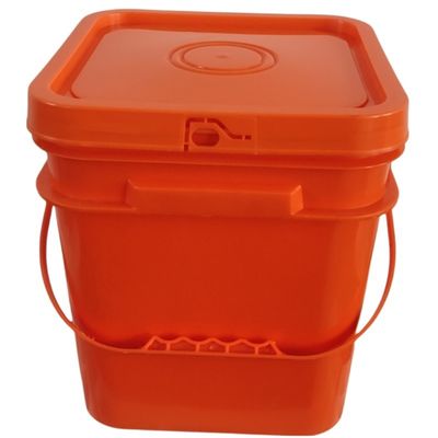 アクセサリー バケツ 直角プラスチックバケツの蓋とハンドル 3L 5L 20L