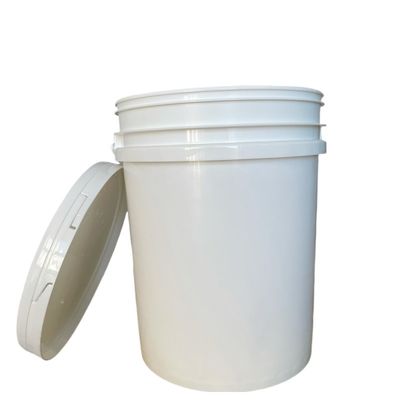 GAP/ISO/FDA 認定 25L PP プラスチックバケツ 金属柄とアクセサリー