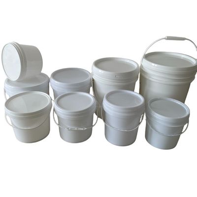 20L 透明 白色 食品 グレード PP プラスチック ボケチ 蓋とハンドル FDA 認証