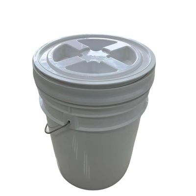 漏れ防止 5 ガロン 6 ガロン プラスチック丸いバケツ ハンドル