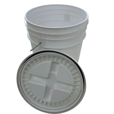 漏れ防止 5 ガロン 6 ガロン プラスチック丸いバケツ ハンドル