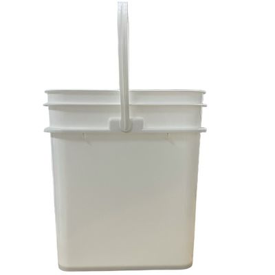 1L/2L/3L/4L/5L 収納バケツ 耐久性があり汎用性のあるポリプロピレン 蓋付き方形バケツ