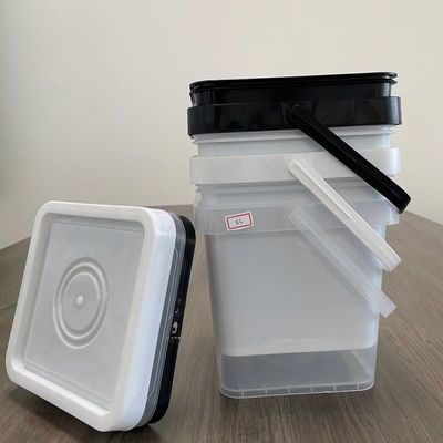 耐久性 5 ガロン プラスチックのバケツ アクセサリー バケツ 蓋とハンドル