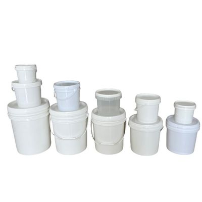 シルクスクリーン印刷 カスタム クリアまたはホワイト 3L プラスチックバケツ