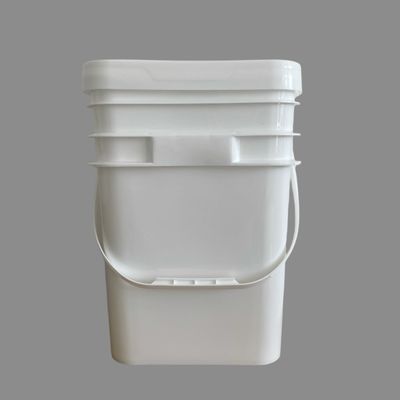 3-25L 方形プラスチックバケツ バケツ ハンドルとアクセサリー付き 多用途