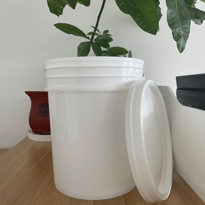 丸 6.5 ガロン コンテナ 25 リッター 蓋付きプラスチックバケツ 1.0 から 2.5 mm の厚さ