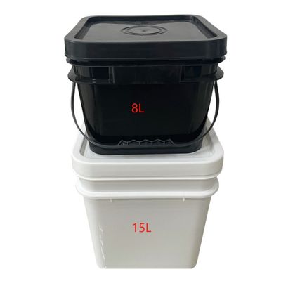 1L/2L/3L/4L/5L長方形のプラスチックバケツ