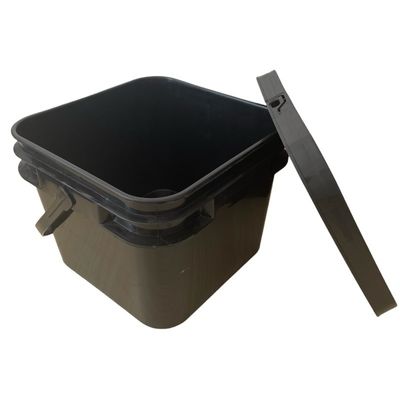 ツール 2 ガロン方形のプラスチックバケツ バン コンテナ 操作防止の蓋付き GAP/ISO/FDA 認定