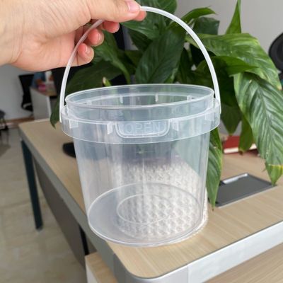 蓋付き 500ml 丸いプラスチック容器 食品グレード 透明な丸 8/12/16/24/32オンス