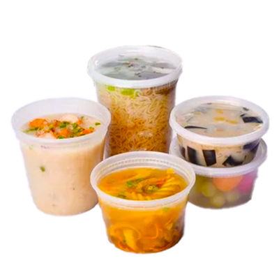 1.0〜2.5MM 厚さ プラスチック 丸い色 透明 白いバケツ 蓋付き 汎用